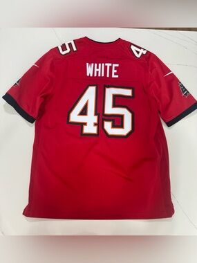 Nike Tampa Bay Buccaneers Devin White #45 Super Bowl LV Jersey Size Large NFL